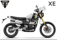 Toutes les pièces d'origine et de rechange pour votre Triumph Scrambler 1200 XE UP TO AC 8498 2019 - 2021.