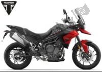 Tutte le parti originali e di ricambio per il tuo Triumph Tiger 850 Sport 888 2021 - 2024.