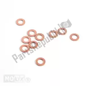 mokix 10152 rood-koperen ring 8x14mm 10stuks - Onderkant