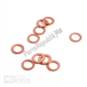 mokix 10155 rood-koperen ring 12x18mm (10) - Onderkant