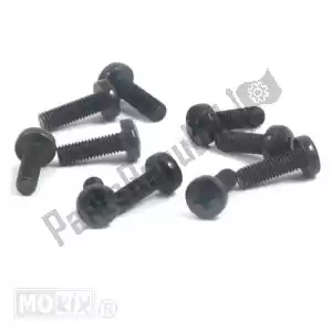 mokix 10196 parafuso de metal m5x16 cabeça cruzada preto 10pcs - Lado inferior