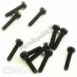 Here you can order the metal screw m5x25 cross head black 10pcs from Mokix, with part number 10198: