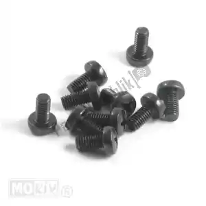 mokix 10200 metal screw m6x12 cross head black 10pcs - Bottom side