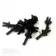 Tap rivet plastic black 5.0mm 10pcs Mokix 10211