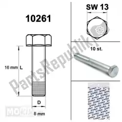 Here you can order the bolt m 8x 16 elvz 8. 8 10pcs from Mokix, with part number 10261: