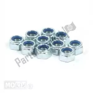 mokix 10309 lock nut/nylr m8 elvz 10 pieces - Bottom side