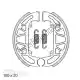 Brake shoe set (piaggio typhoon/sfera) Mokix 10871