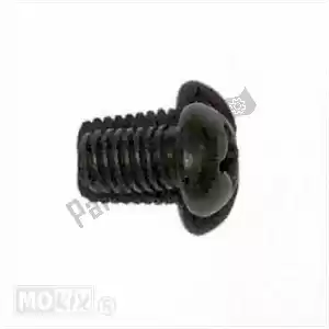 mokix 32022 bolt m6x10 gr.retro spherical head black - Bottom side