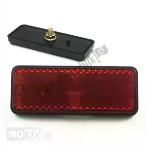 mokix 32469 reflector rectangular 90x35 rojo 1 tornillo m6 ce - Lado inferior