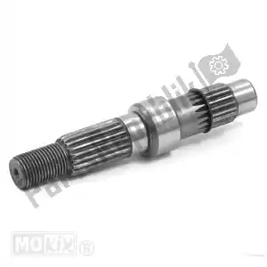 mokix 32933 eje trasero china 4t gy6 rieju toreo 126mm - Lado inferior