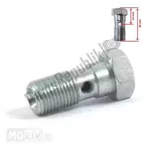 mokix 4474 bullone tubo freno linguetta inferiore/superiore (m10x1) (1) - Il fondo