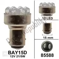 85588, Mokix, wn?ka na lamp?15d 12v 21/5w 12led (gli) czerwona (1) LAMP BAY15D 12V 21/5W 12LEDS (GLI) ROOD (1)<hr>LAMPE BAY15D 12V 21/5W 12 LED (GLI) ROT (1)<hr>AMPOULES BAY15D 12V21/5W 12LEDS (SLI) ROUGE (1)<hr>BULB BAY15D 12V 21/5W 12LEDS (SLI) RED (1), Nowy