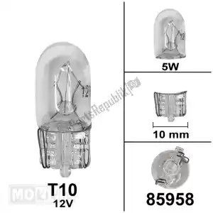 mokix 85958 lampadina t10 12v 5w (1) - Il fondo