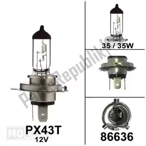 mokix 86636 bulb px43t 12v 35/35w hs1 (1) - Bottom side