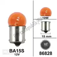 86828, Mokix, lampadina ba15s 12v 10w arancione (1) LAMP BA15S 12V 10W ORANJE (1)<hr>LAMPE BA15S 12V 10W ORANGE (1)<hr>AMPOULES BA15S 12V 10W NARANJA (1)<hr>BULB BA15S 12V 10W ORANGE (1), Nuovo