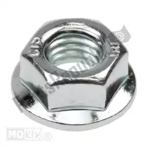 mokix 87165 nut m8 flange nut 10pcs blank - Bottom side