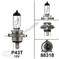 Ici, vous pouvez commander le ampoule p43t 12v 60/55w h4 ce (1) auprès de Mokix , avec le numéro de pièce 88318: