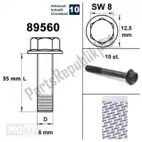 89560, Mokix, Bulloni flangia carter sw 8 m6x35 nero 10pz FLENS CARTER BOUTEN SW 8 M6x35  ZWART  10st<hr>FLANSCH MOTOR SCHRAUBEN SW 8 M6x35 SCHWARZ 10st<hr>FLANGE MOTOR BOLT SW 8 M6x35 NOIR  10set<hr>FLANGE MOTOR BOLT SW 8 M6x35   BLACK 10pcs, Nuovo