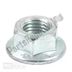 mokix 89872 flywheel nut piaggio/peu/sym 10x1.25 flange (1) - Bottom side