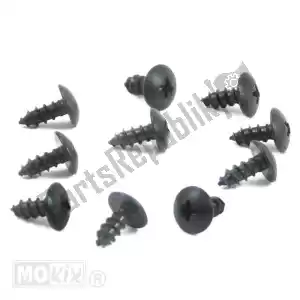 mokix 89884 parker set 5.0x12 nero 10pz - Il fondo