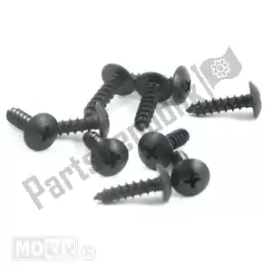 mokix 89885 zestaw parker 5.0x20 czarny 10szt - Dół