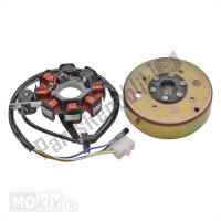 90345, Mokix, ontsteking china 4t gy6 4p compleet elec, Nieuw