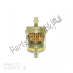 Mokix 90562, Benzinfilter uni für 6mm schlauch rund gy6 (1), OEM: Mokix 90562