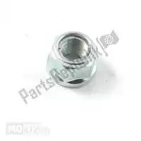 9158, Mokix, dado perno posteriore 14mm collare scooter ACHTERAS-MOER 14mm KRAAG SCOOTER (1)<hr>ACHSMUTTER 14mm DIV SCOOTERS (1)<hr>ECROU AXE 14mm DIVERS (1)<hr>REARWHEEL AXLE NUT 14mm (1), Nuovo