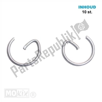 92555, Piaggio, kolbenbolzen sicherungsring 12mm (10) sp, Neu