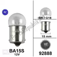 92888, Mokix, Lamp ba15s 12v 5w g18 ce keur (1) LAMP BA15S 12V  5W G18  CE Keur (1)<hr>LAMPE BA15S 12V  5W G18  CE Gutachten (1)<hr>AMPOULES BA15S 12V  5W G18  CE Approval (1)<hr>BULB BA15S 12V  5W G18  CE Approval (1), Nieuw