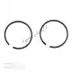 Piston ring set 40.0mm 50cc scooter std tp Mokix 9910380