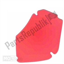 Mokix AF0065, Filterschaum piaggio zip 2t/4t pro s.red, OEM: Mokix AF0065