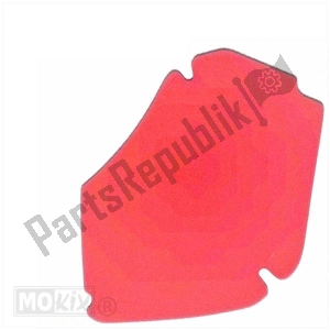 mokix AF0065 filterschaum piaggio zip 2t/4t pro s.red - Unterseite