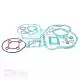 Gasket set complete minarelli am6 2000> Mokix AS0401