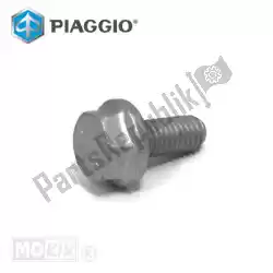 Here you can order the screw w/flange m6x14 from Piaggio Group, with part number B016426: