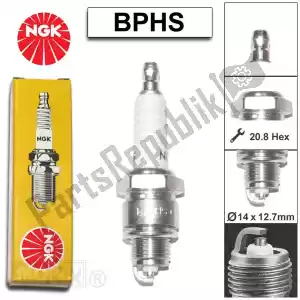 mokix 7577 spark plug ngk bp4hs (1) - Bottom side