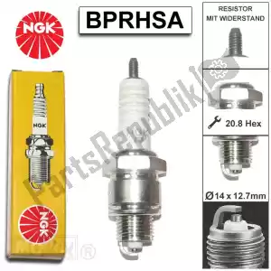 mokix 3351 spark plug ngk bpr6hsa (1) - Bottom side