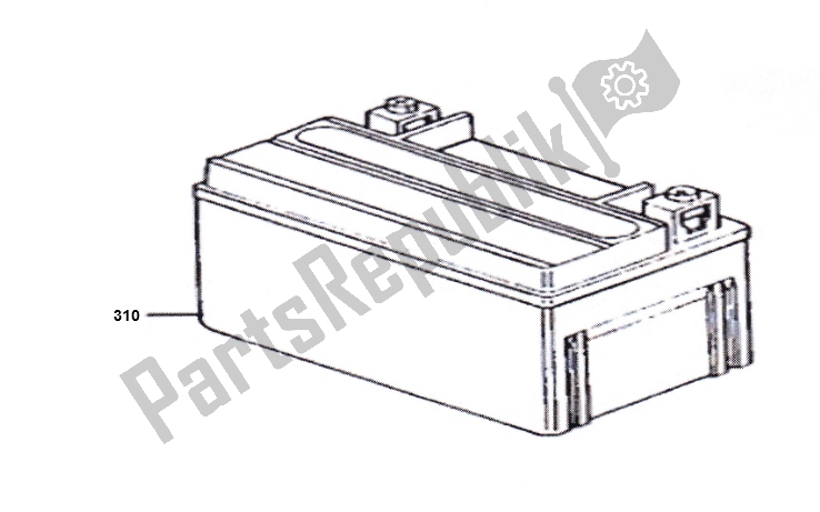 All parts for the Battery of the AGM China Z 2000 SP 50 2000 - 2010