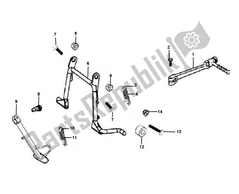 All parts for the Standaard of the AGM Grand Retro 50 2000 - 2010