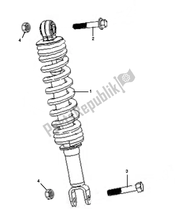 All parts for the Schokbreker of the AGM Grand Retro 50 2000 - 2010