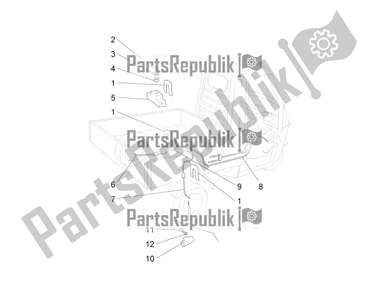 All parts for the Braking System of the APE 50 C 80 2009 - 2022