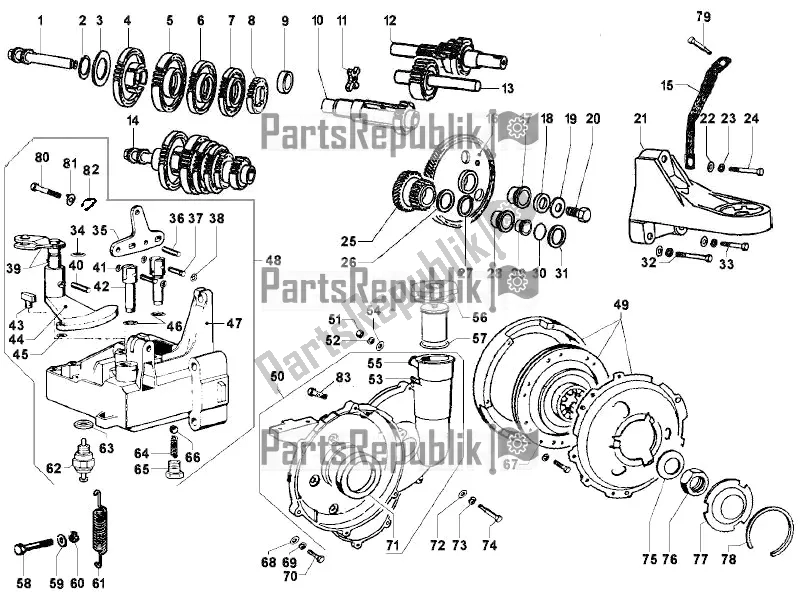 Todas las partes para Componentes De La Caja De Cambios de APE Calessino 422 2007 - 2012