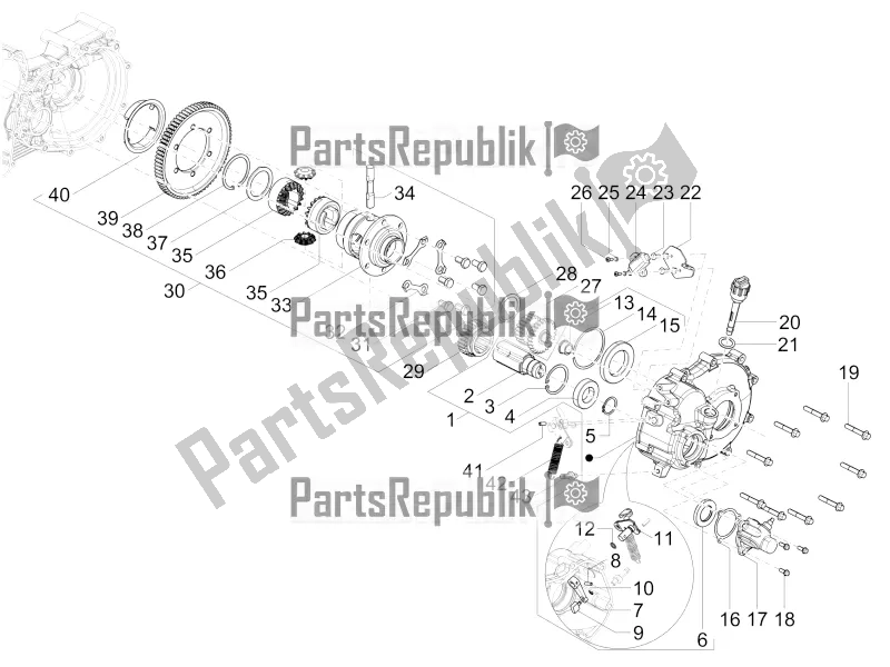 All parts for the 01. 14 of the APE Calessino 200 2013 - 2022