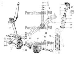 forcella / tubo sterzo - unità cuscinetto sterzo