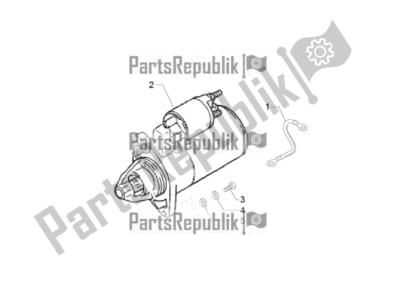 All parts for the Stater - Electric Starter of the APE Classic 400 2014 - 2022
