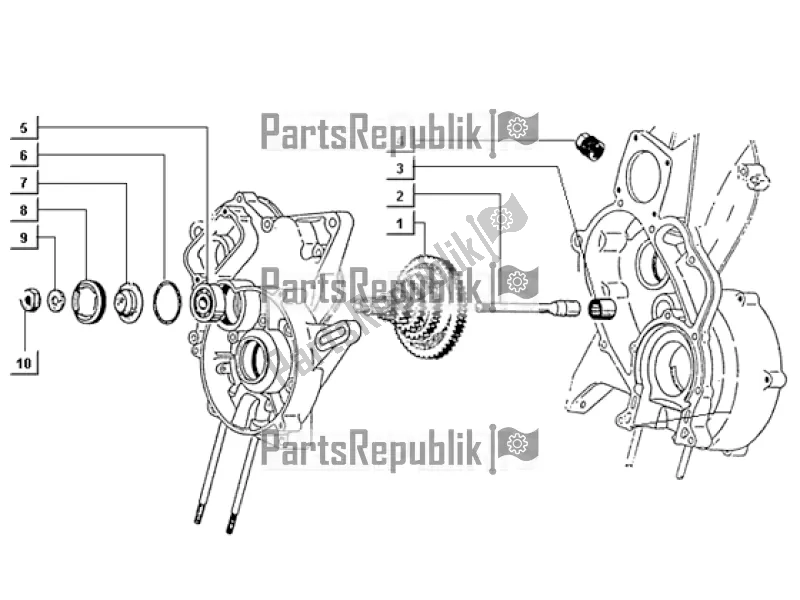 Todas as partes de Cluster Gear do APE TM 703 220 CC 2T 1997 - 1999