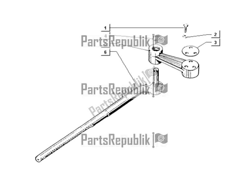 Todas as partes de Steering Control Lever (p703v) do APE TM 703 220 CC 2T 1997 - 1999