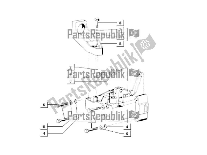 Todas las partes para Gear Box Fasteners (handlebars) de APE TM 703 Diesel 422 CC 420 1997 - 2004