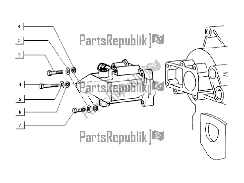 Alle onderdelen voor de Gear Box Fasteners (steering Wheel) van de APE TM 703 Diesel 422 CC 420 1997 - 2004