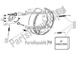 Rear brake jaws